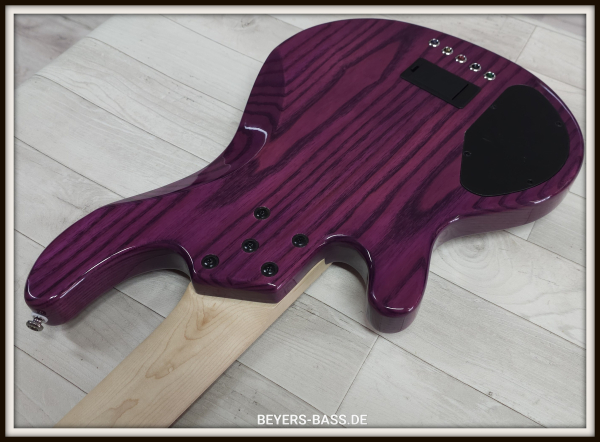 Lakland Skyline 55-02 Deluxe, Translucent Purple Gloss